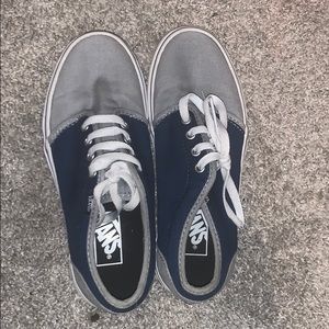 Blue & Gray Vintage Style Vans